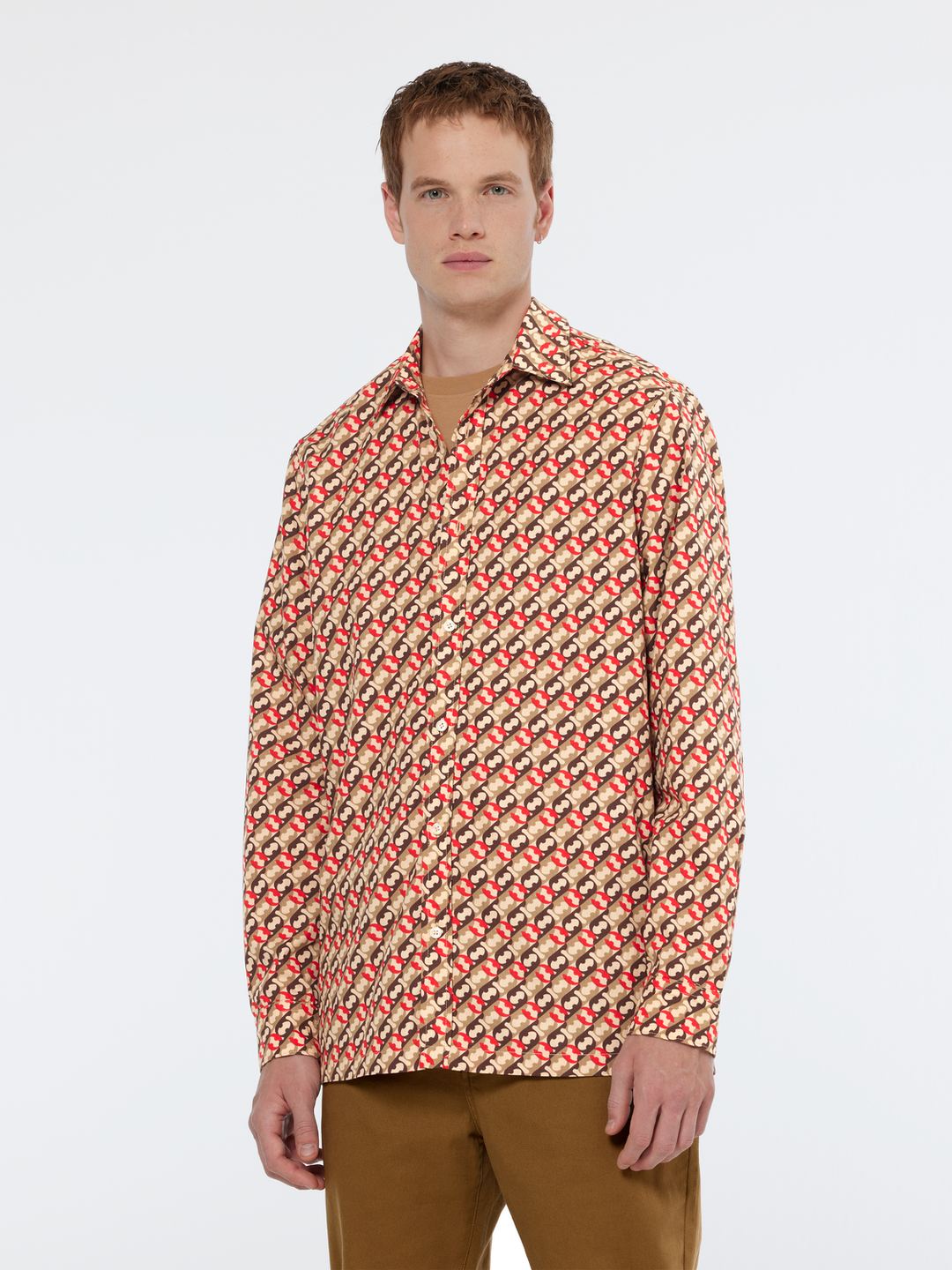 Regular-Fit Geo Print Shirt