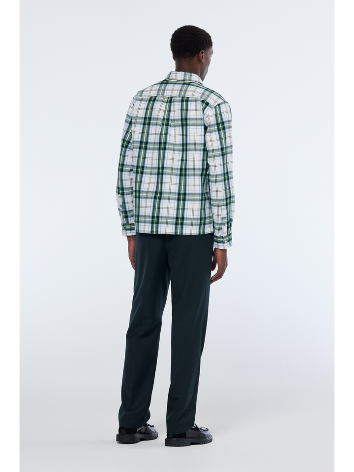 Relaxed-Fit YD Flannel Check Shirt