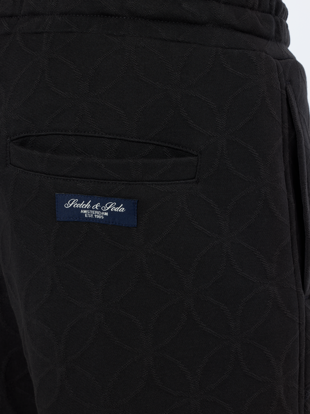 Jacquard Terry Relaxed Straight Fit Sweatpants