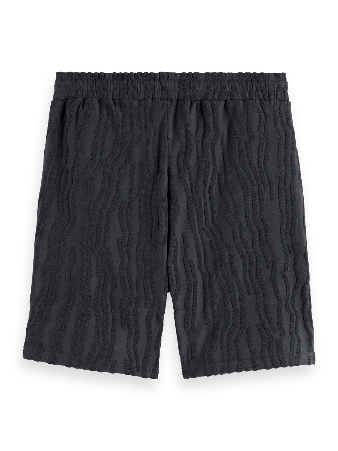 Cotton terry jacquard shorts