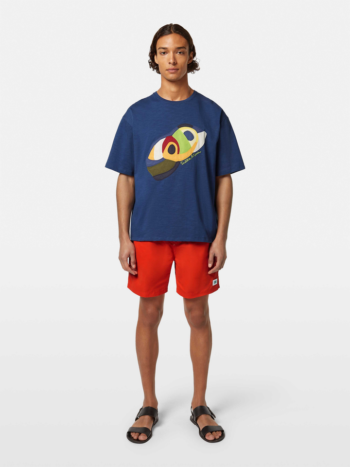 Loose fit applique T-shirt
