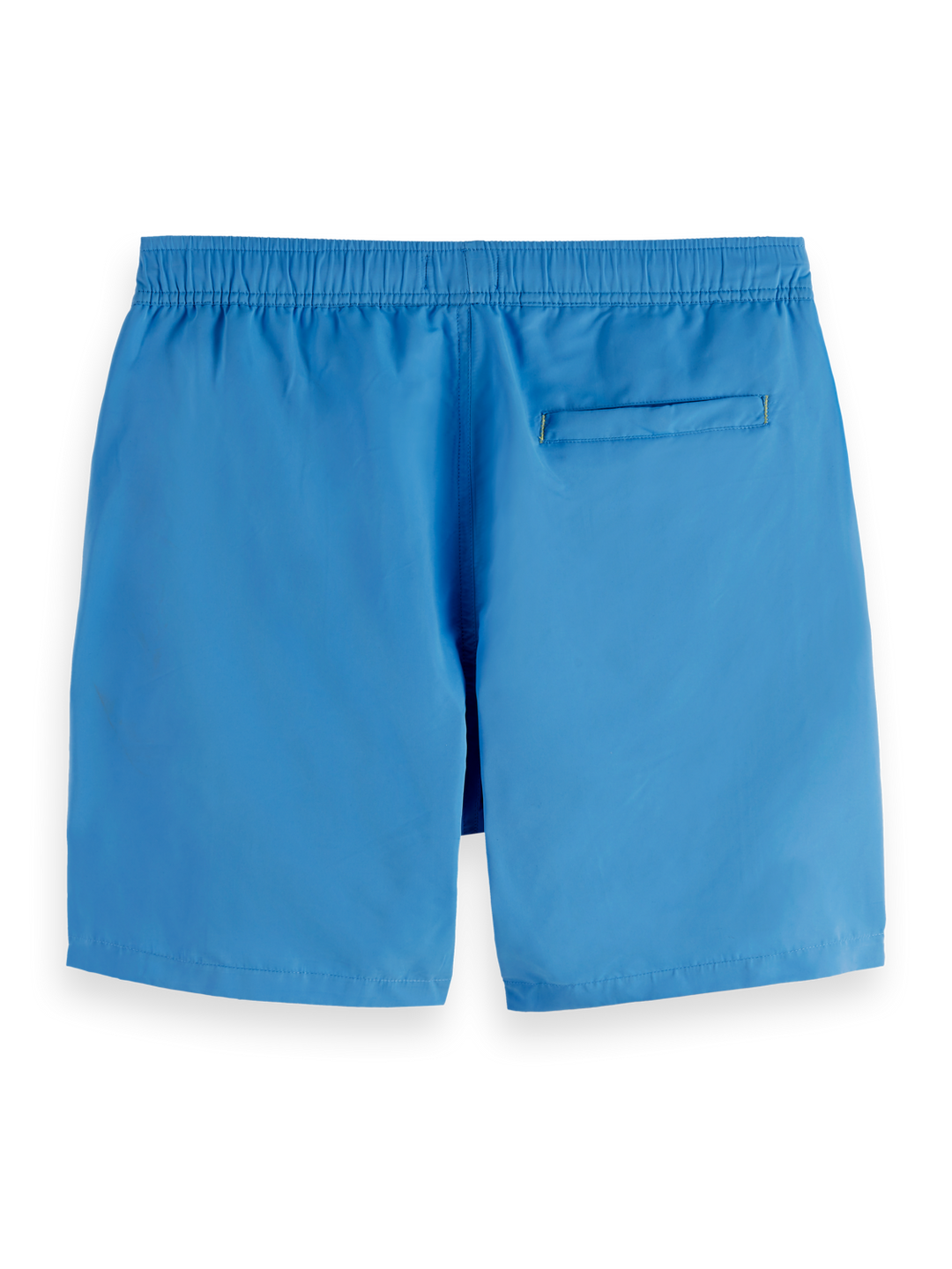 Solid mid-length swim shorts