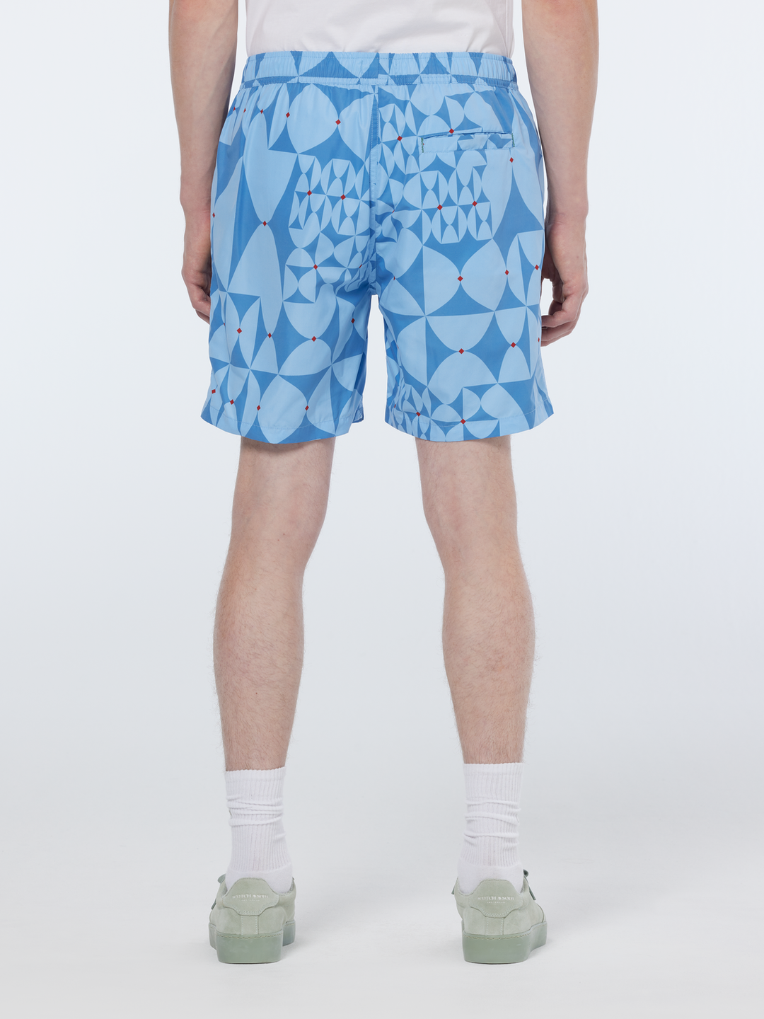Printed mid-length swimshort