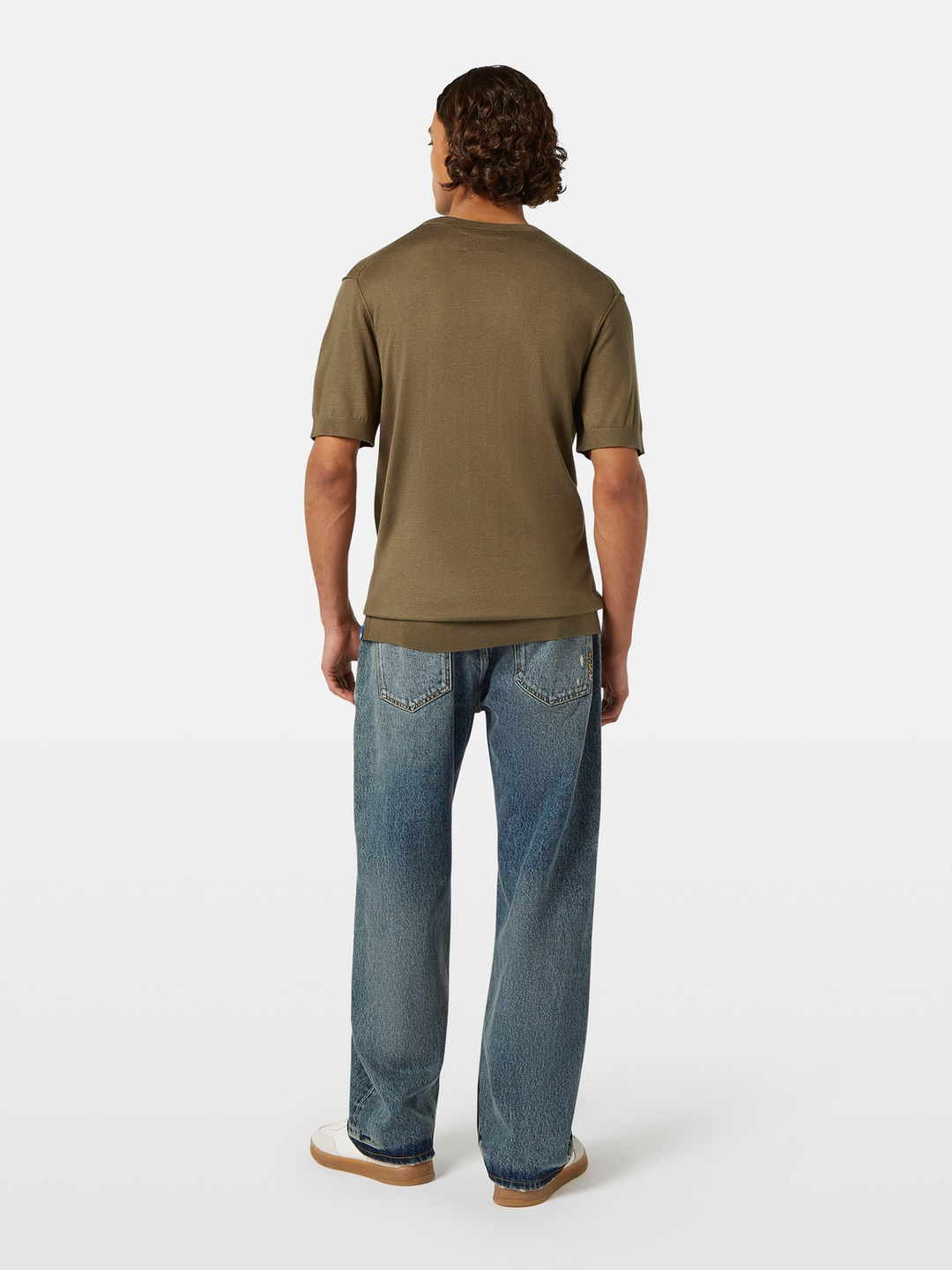 Knitted regular fit T-shirt