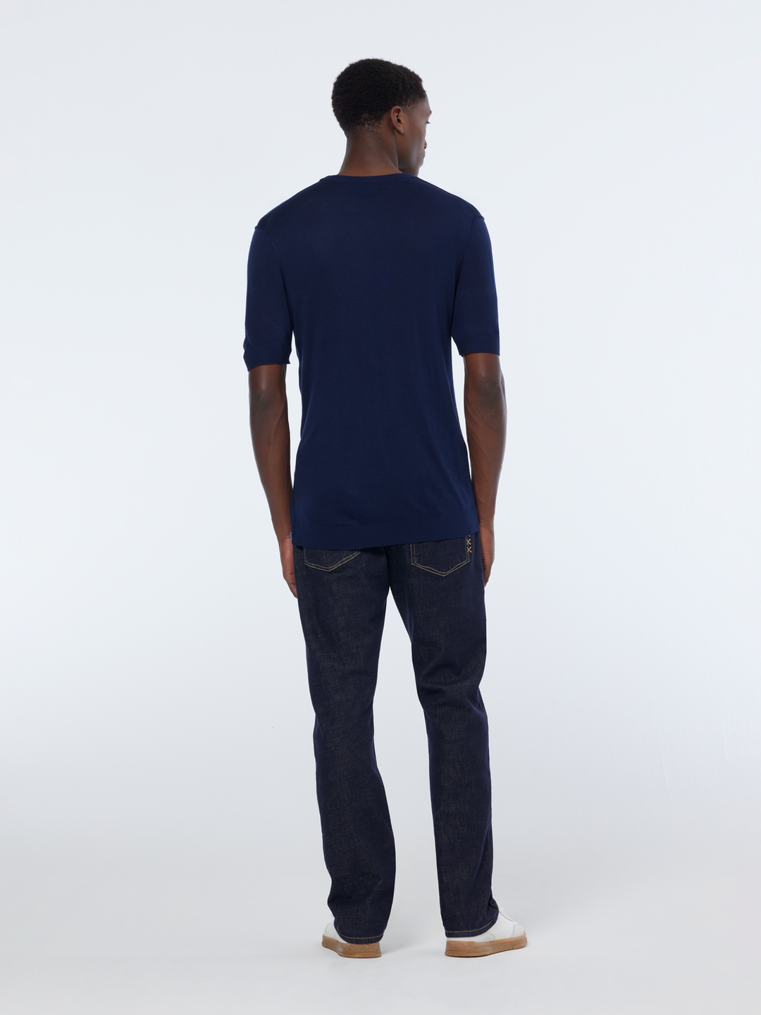 Knitted regular fit T-shirt