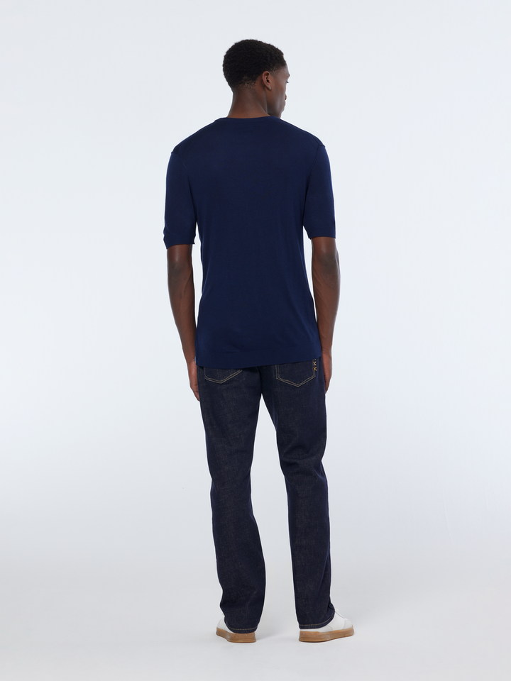 Knitted regular fit T-shirt