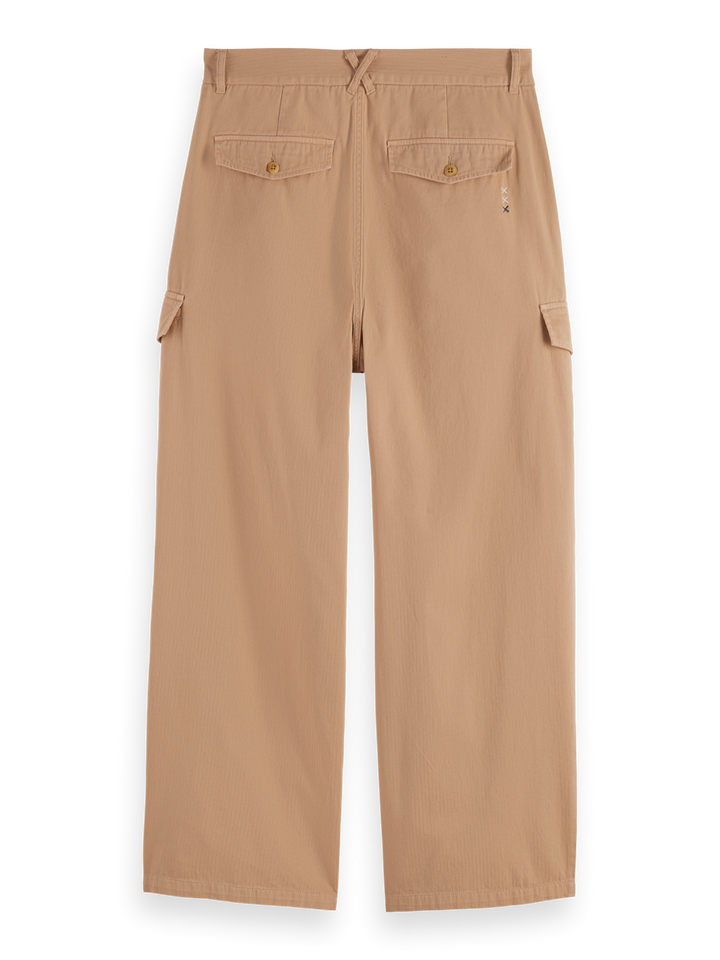 Daze - garment-dyed herringbone cargo pant