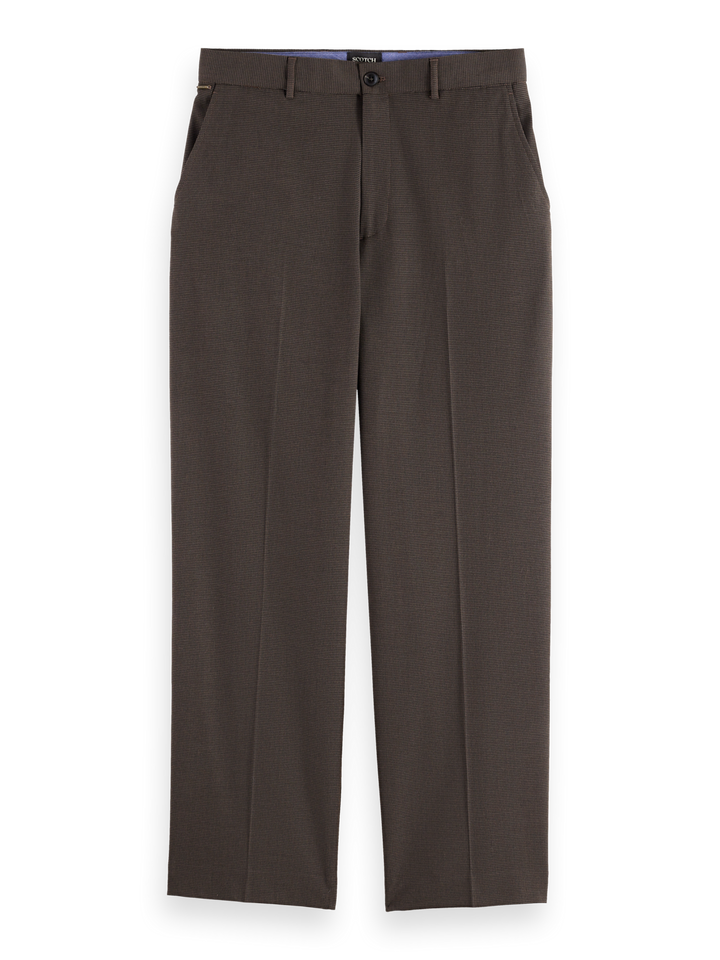 Yarn-Dyed Cool Wool-Blend Baggy Fit Chino