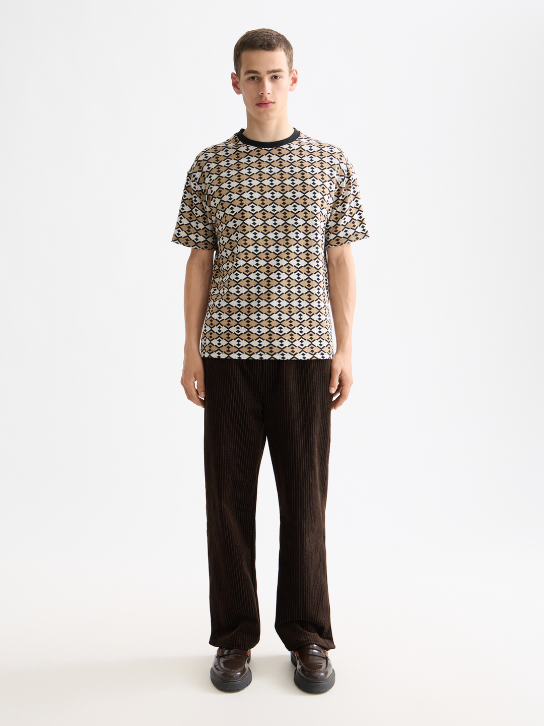 Jacquard Corduroy Relaxed Jogger