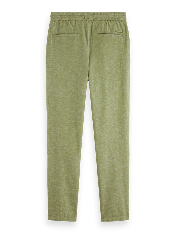 Seasonal core-Warren-Straight-fit cotton linen jogger