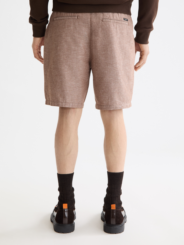 Seasonal core-Fave-Cotton linen bermuda