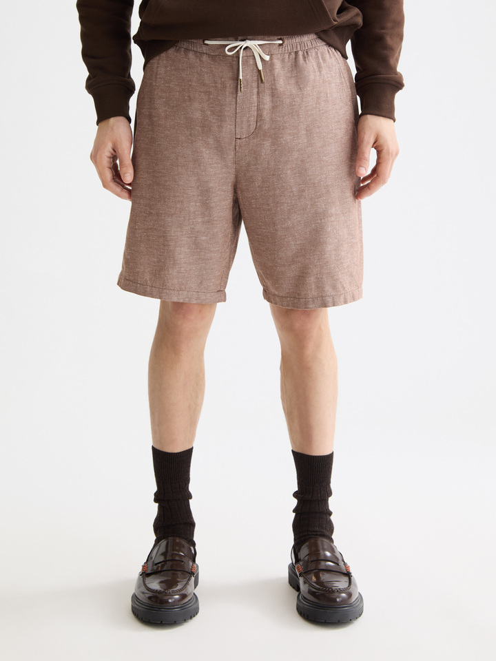 Seasonal core-Fave-Cotton linen bermuda