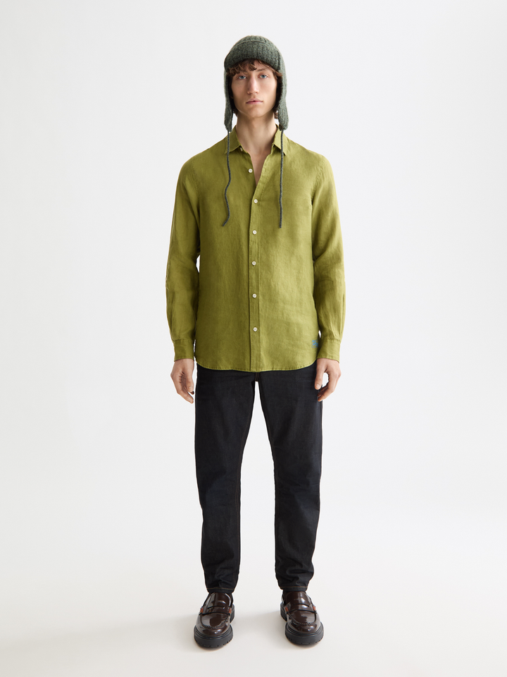 Seasonal core-Regular-fit linen shirt