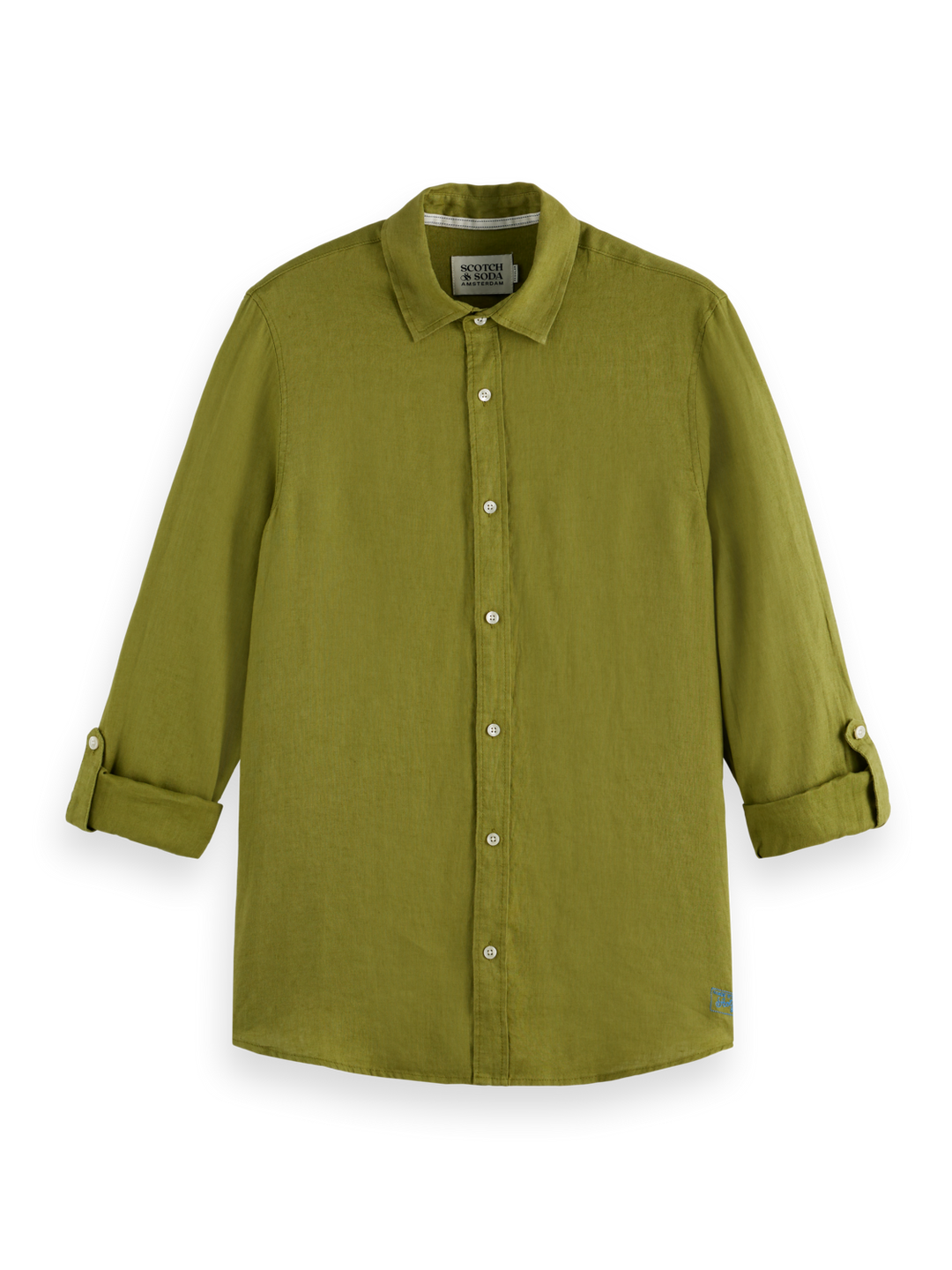 Seasonal core-Regular-fit linen shirt