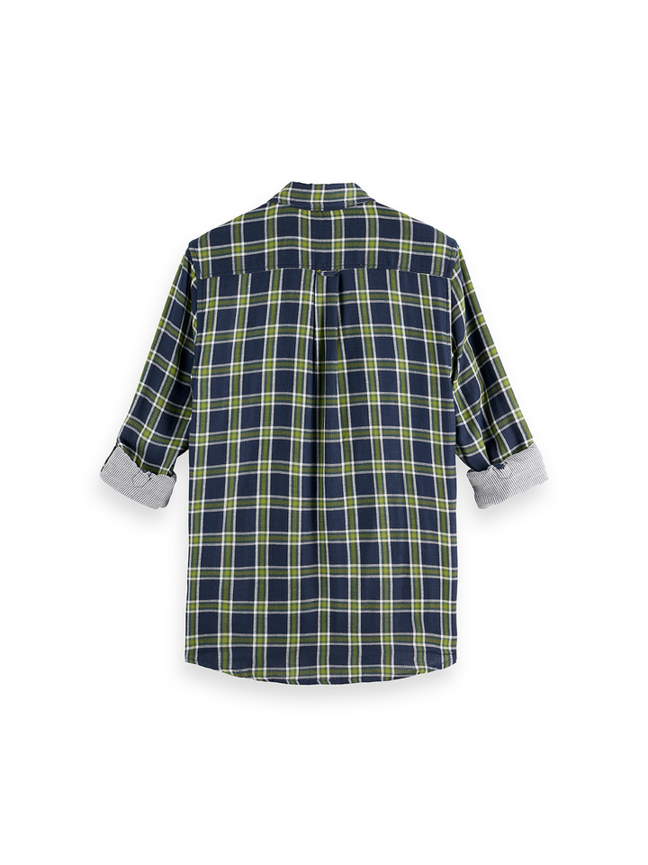 Double-face regular fit shirt