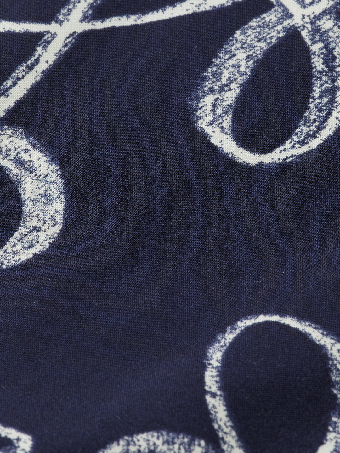 Printed short-sleeved viscose shirt