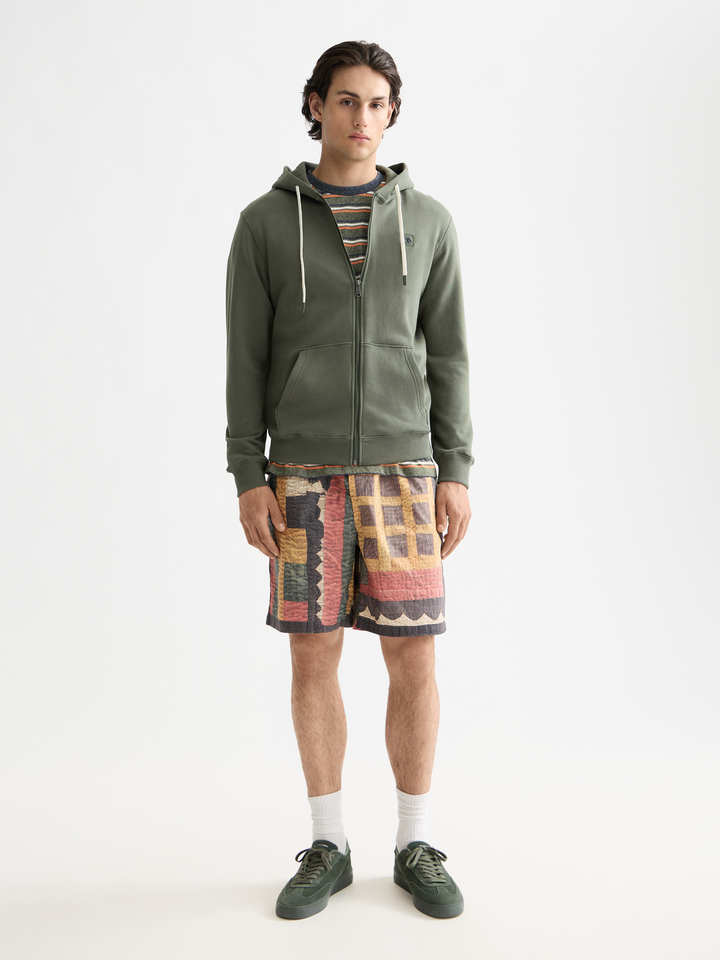 Zip Logo Hoodie