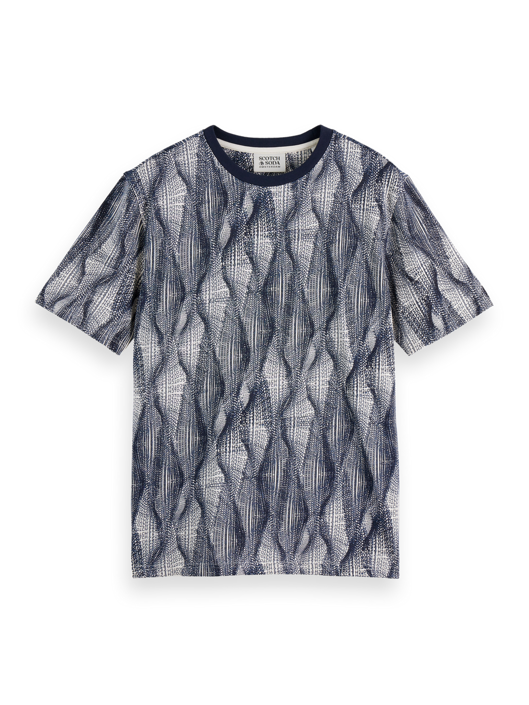 Regular Fit Micro AOP T-shirt
