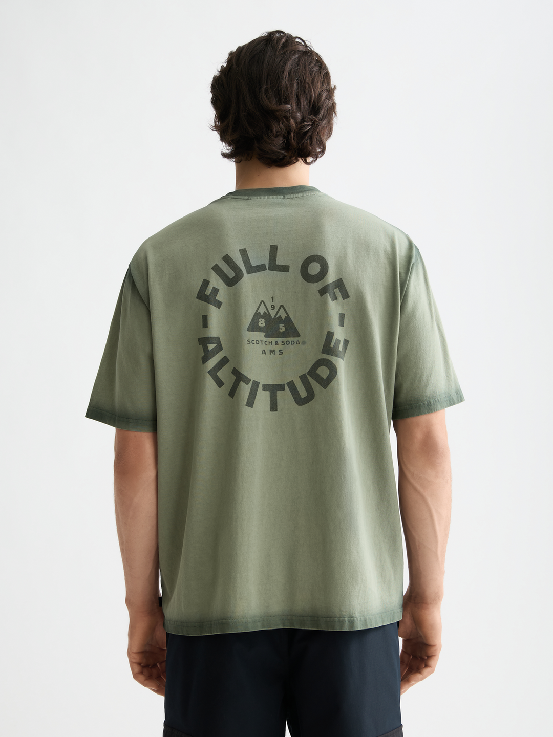 Loose Fit Garment Dye Aw T-Shirt