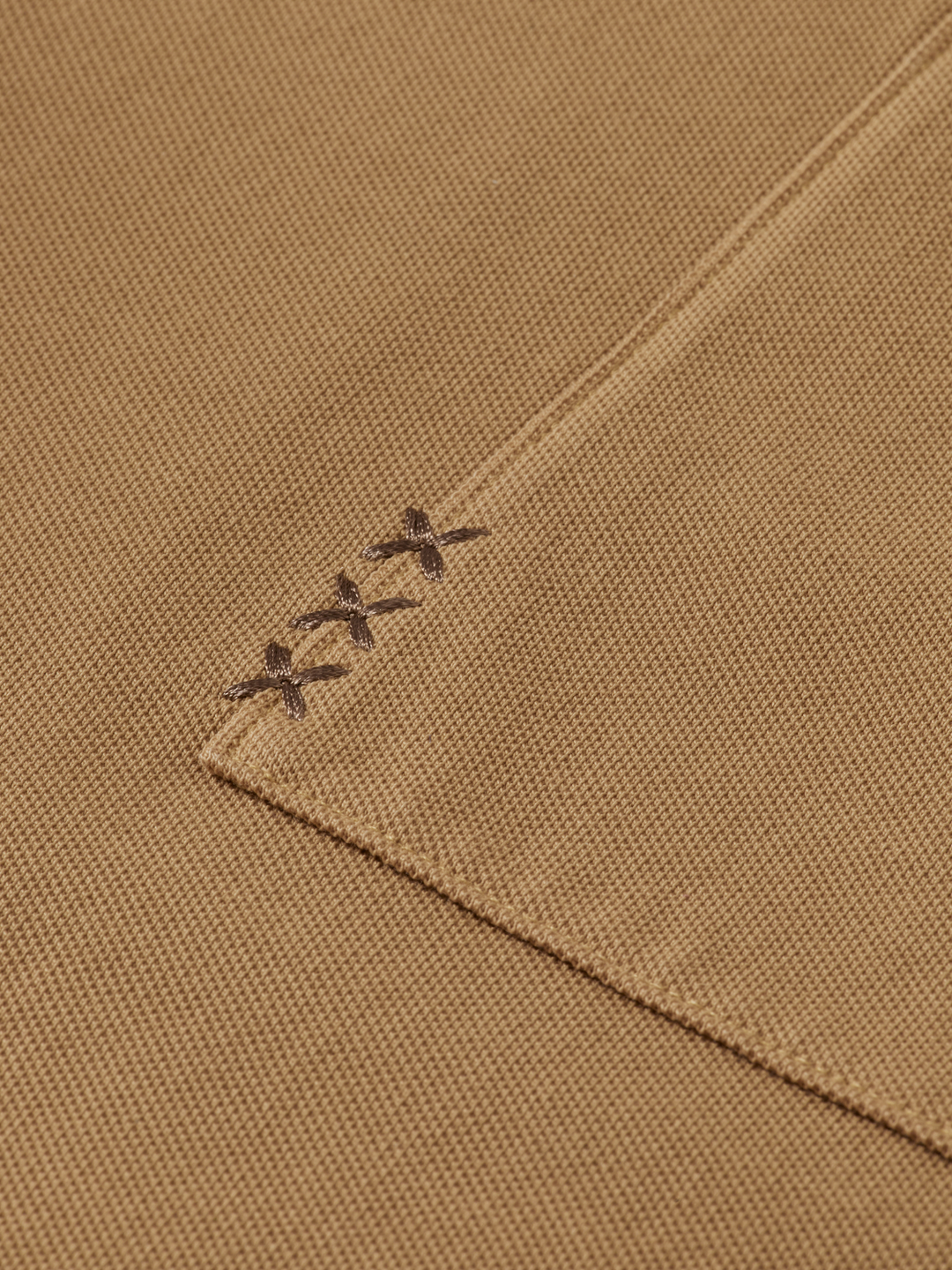 Garment-Dyed Pique Relaxed Fit Pocket Polo