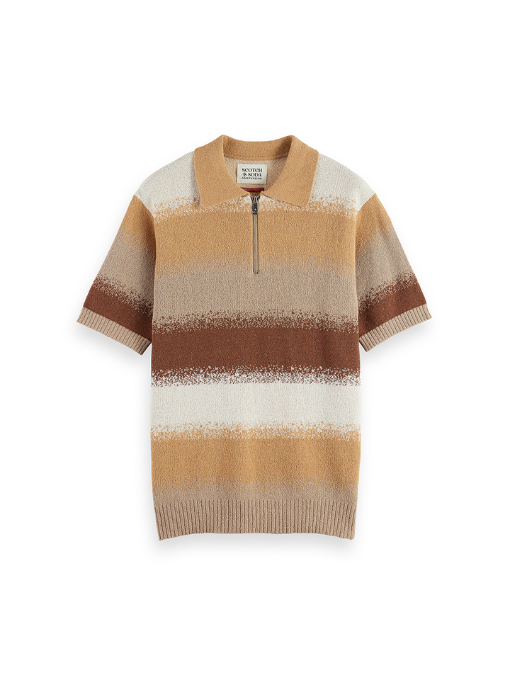 Knitted Degrade Polo