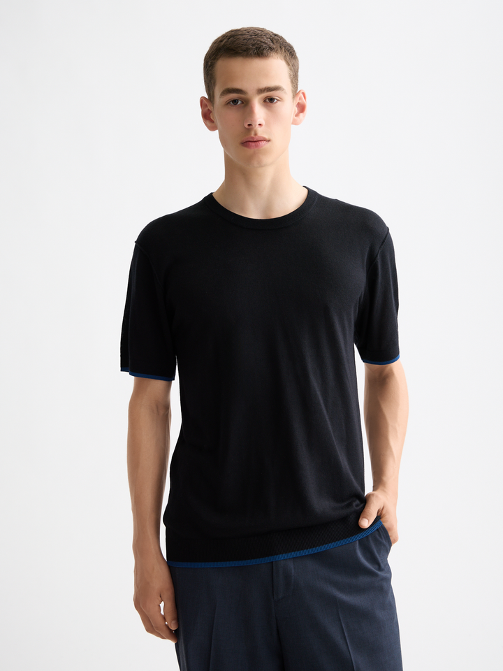 Knitted Relaxed T-Shirt
