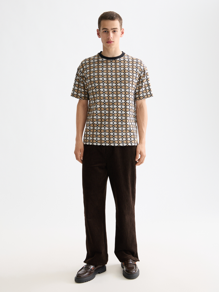 Relaxed Fit Jacquard T-shirt