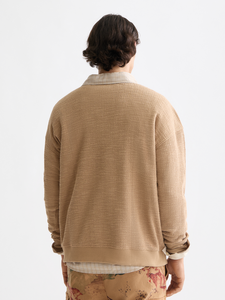 Textured Sweatshirt
