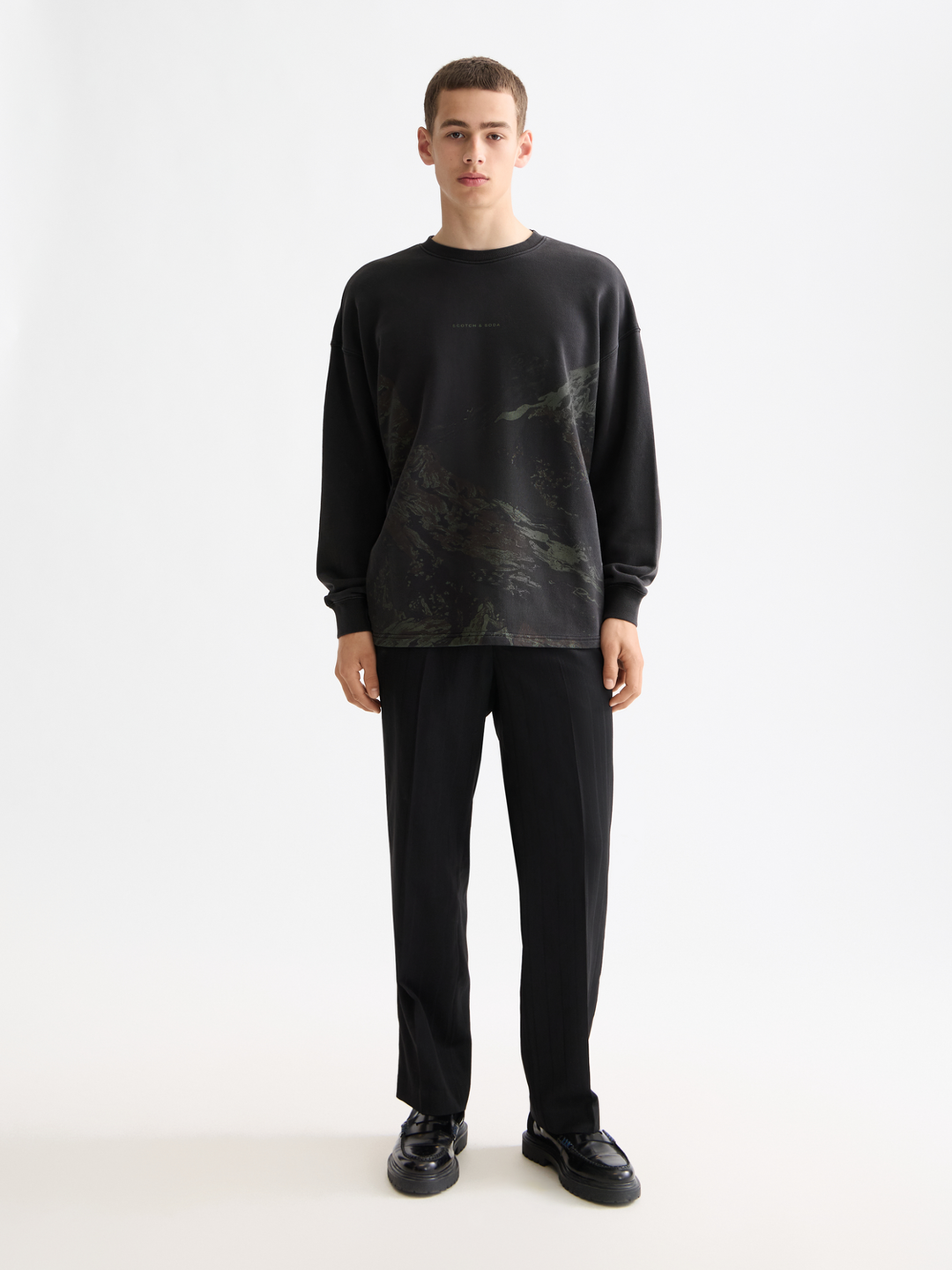 Loose Overdyed Sweatshirt