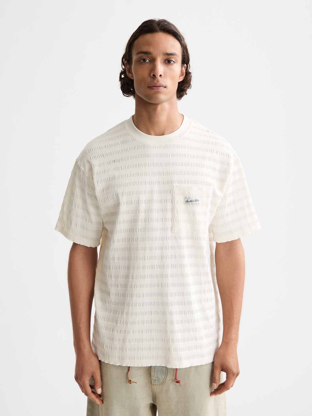 Horizonal Textured T-Shirt
