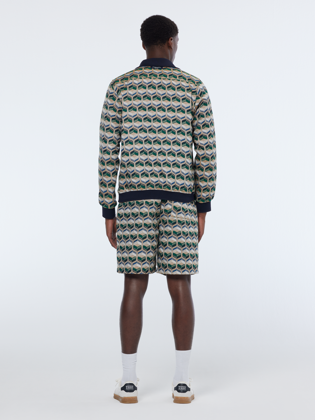 Fave Jacquard relaxed fit bermuda short