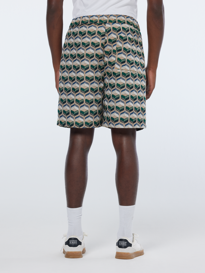 Fave Jacquard relaxed fit bermuda short