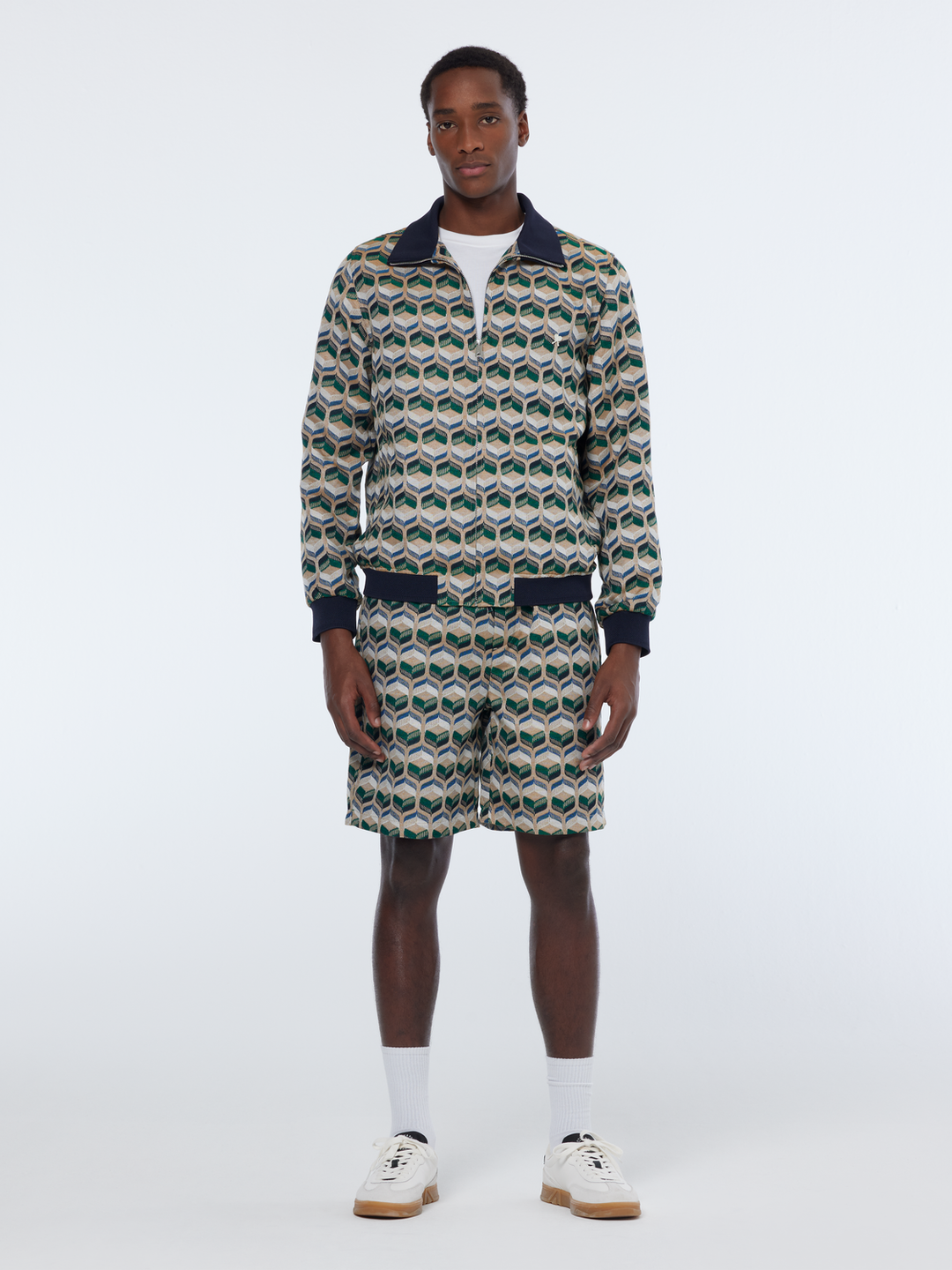 Fave Jacquard relaxed fit bermuda short