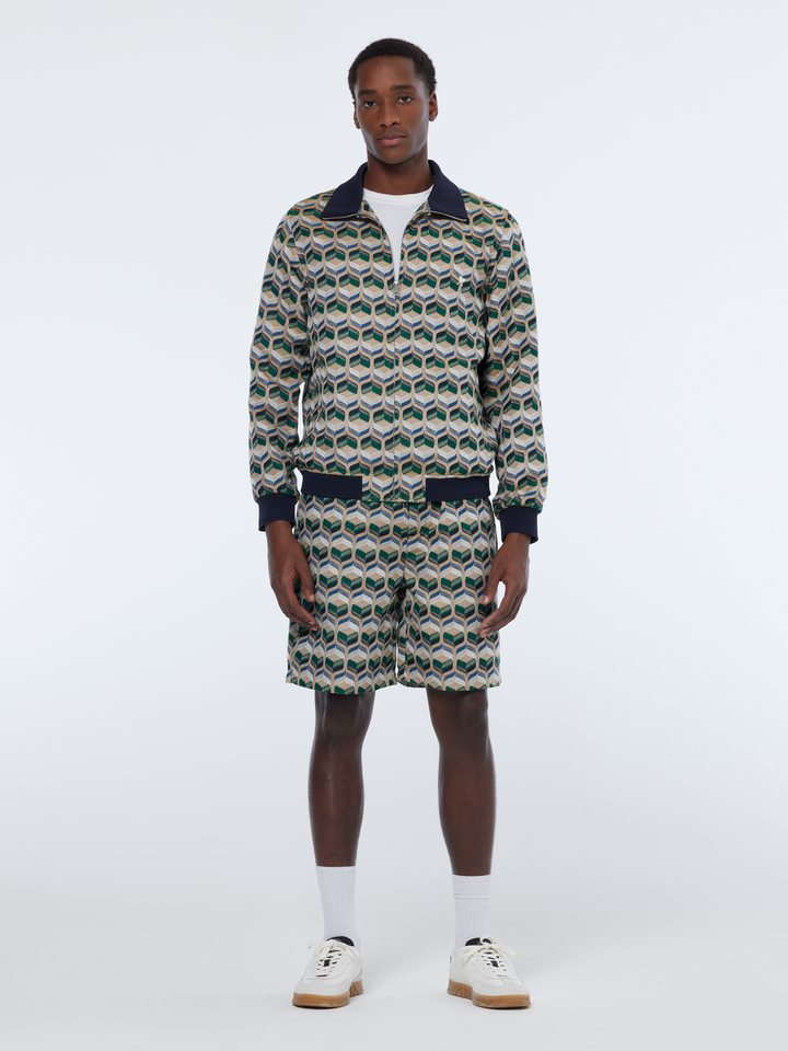 Fave Jacquard relaxed fit bermuda short