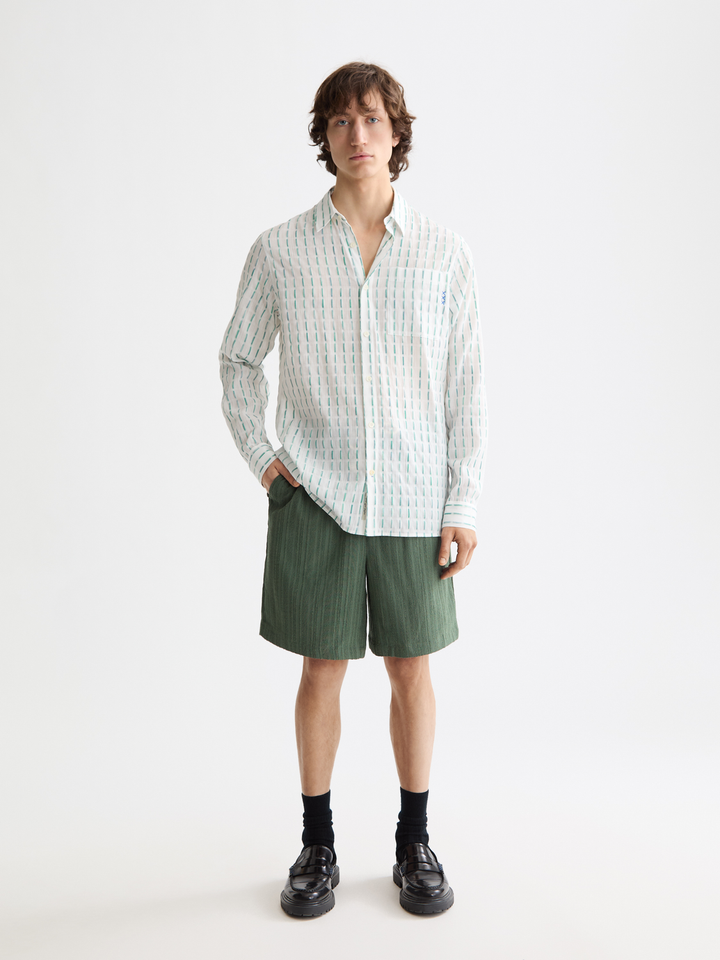 Fave Striped Bermuda Shorts