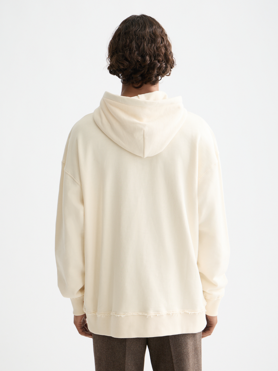 Loose Embroidered Artwork Hoodie