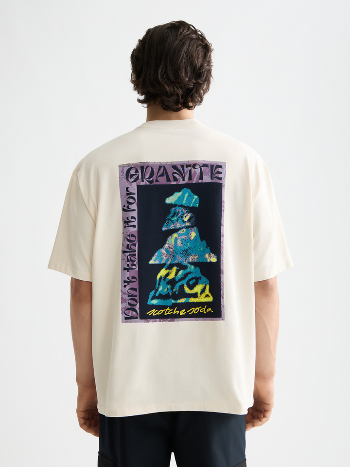 Loose fit front and back artwork t-shirt