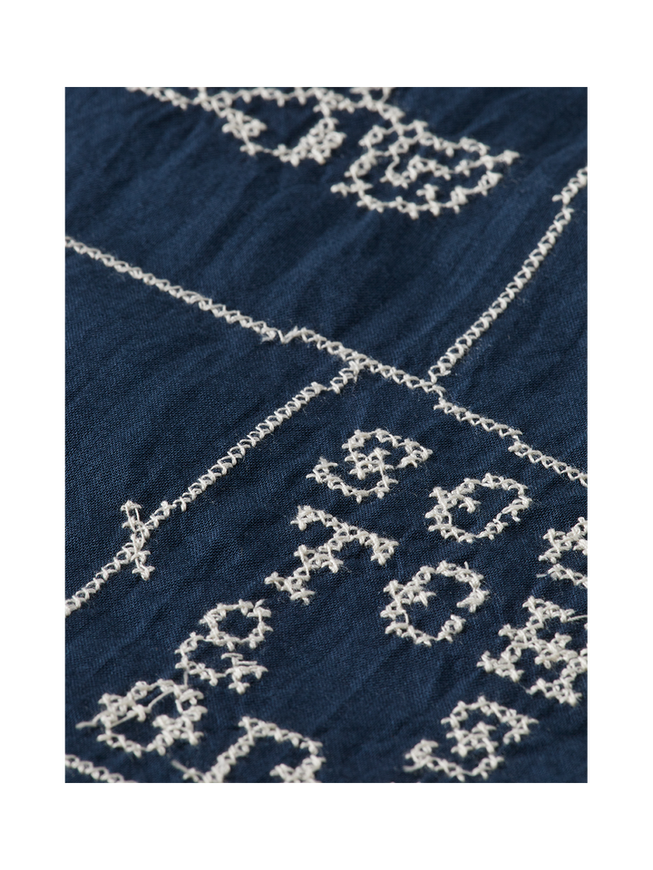 Allover embroidered shirt