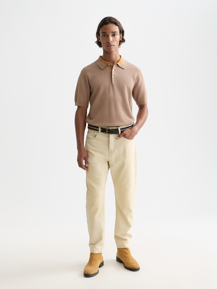 Structured Knitted Polo