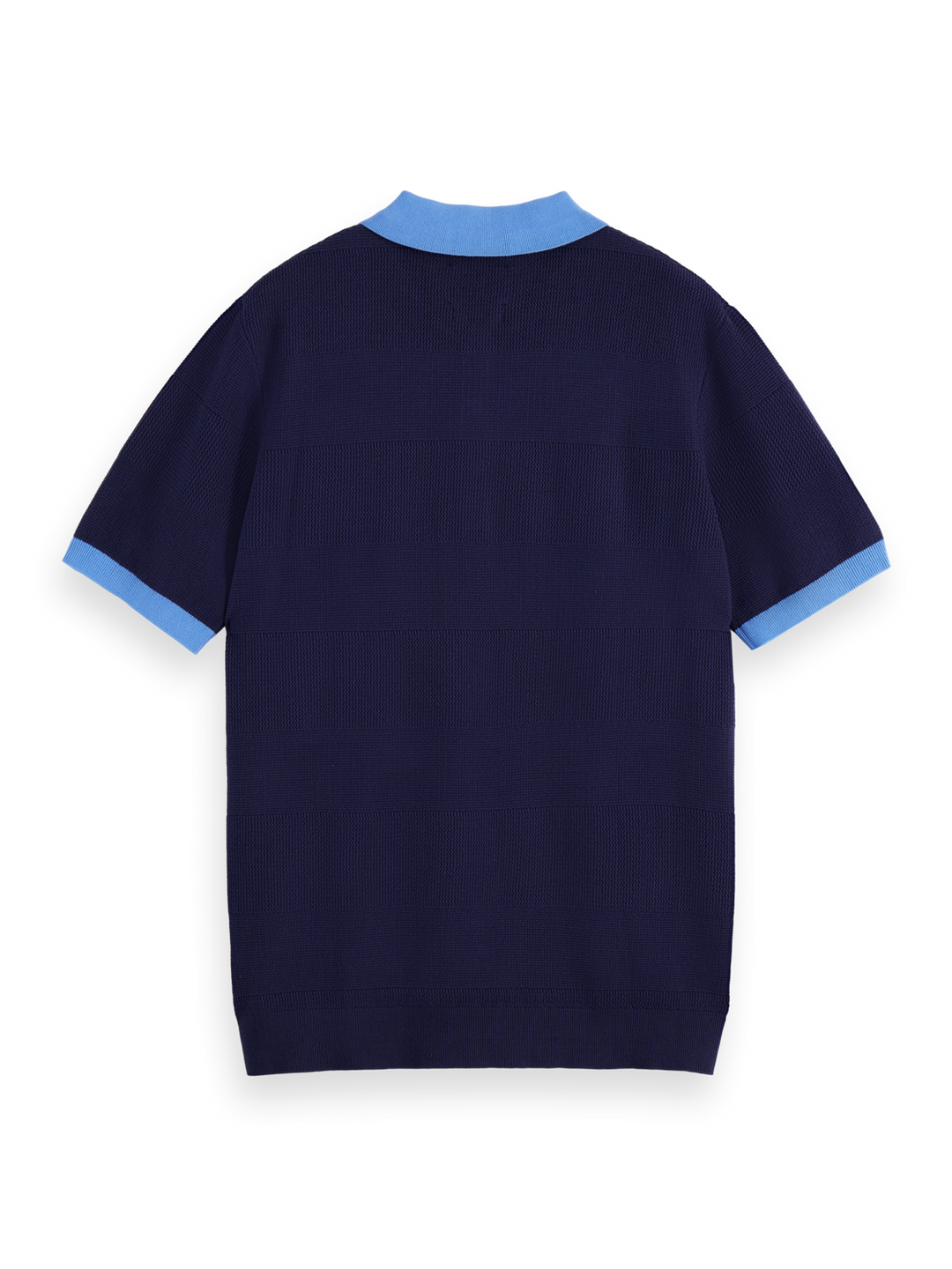 Knitted Striped Polo