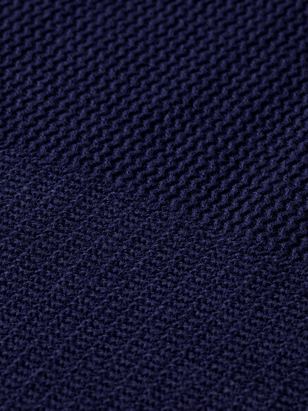 Knitted Striped Polo