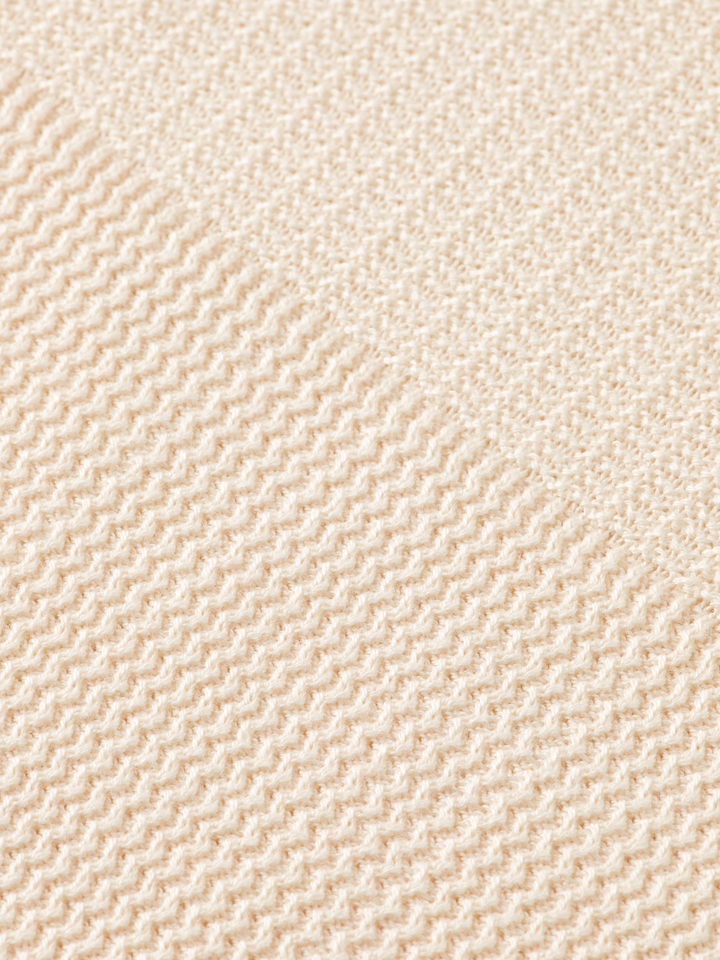Knitted Striped Polo