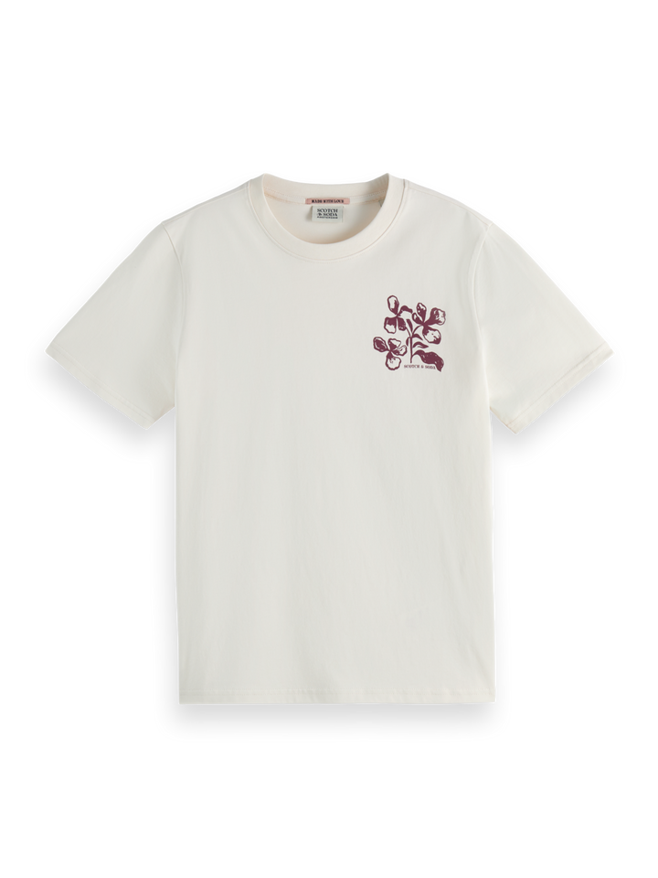 Chest artwork regular fit T-shirt