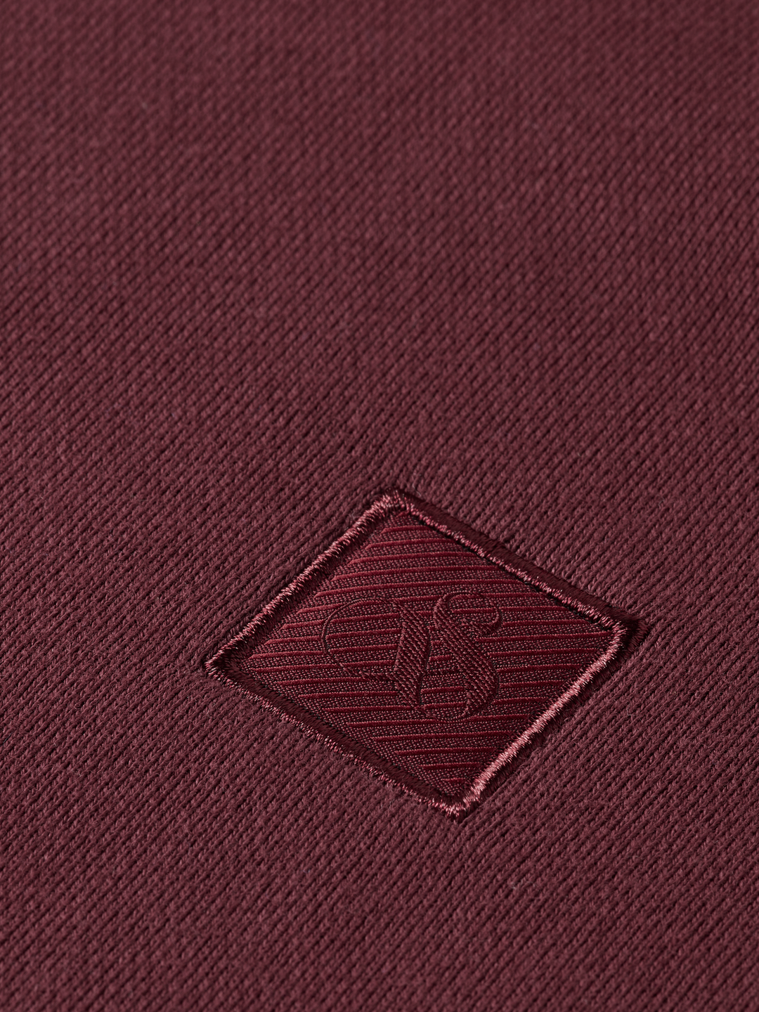 Logo badge full zip through hoodie