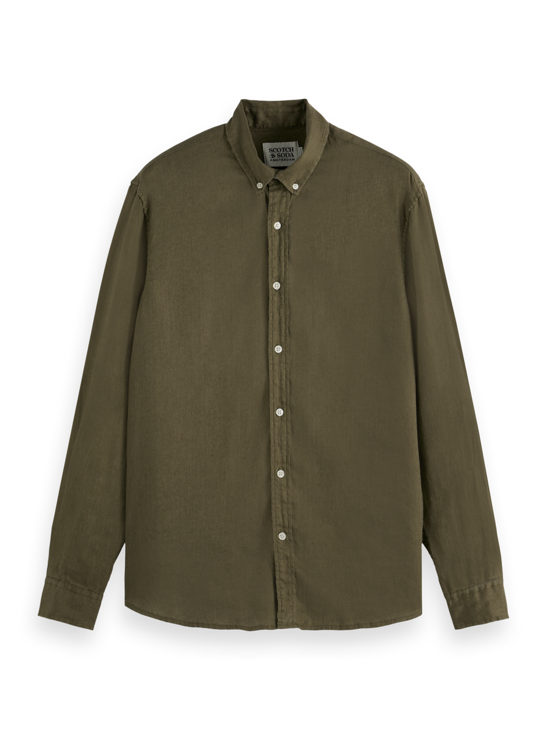 Seasonal Core-Regular-Fit Linen Shirt