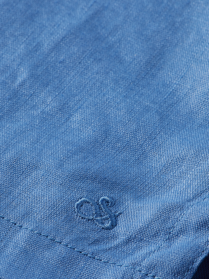 Regular-Fit SS Linen Shirt