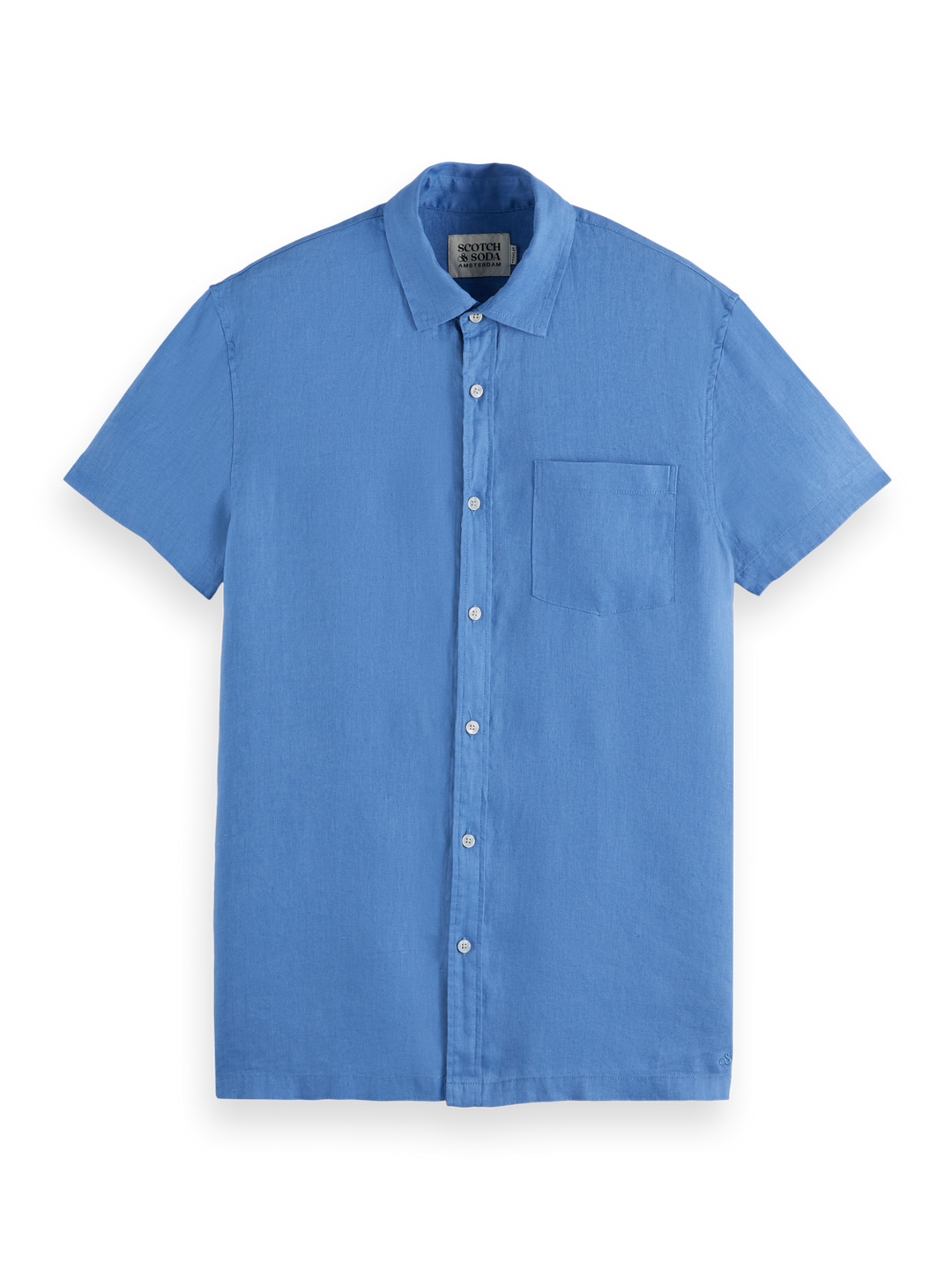Regular-Fit SS Linen Shirt