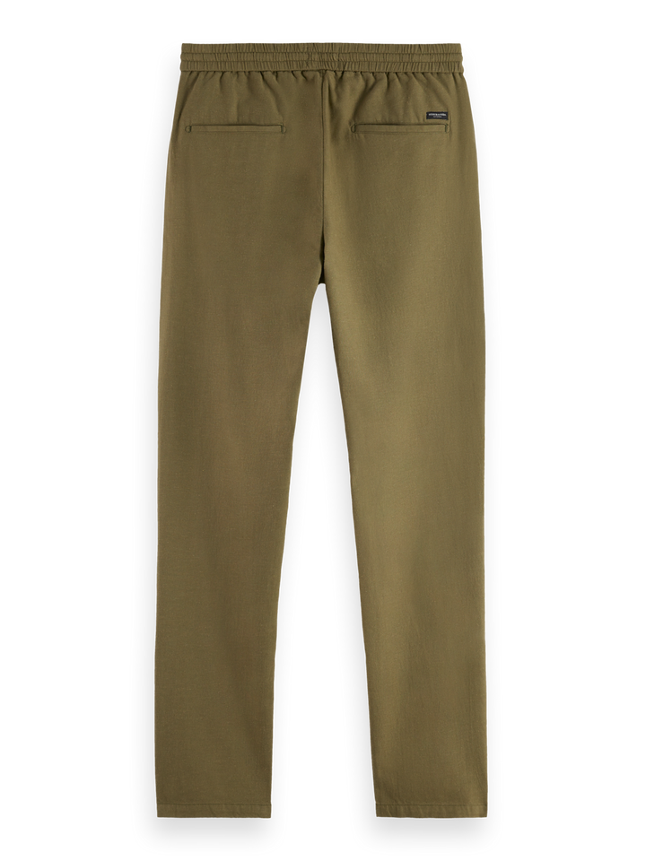 Seasonal core-Warren cotton linen straight jogger