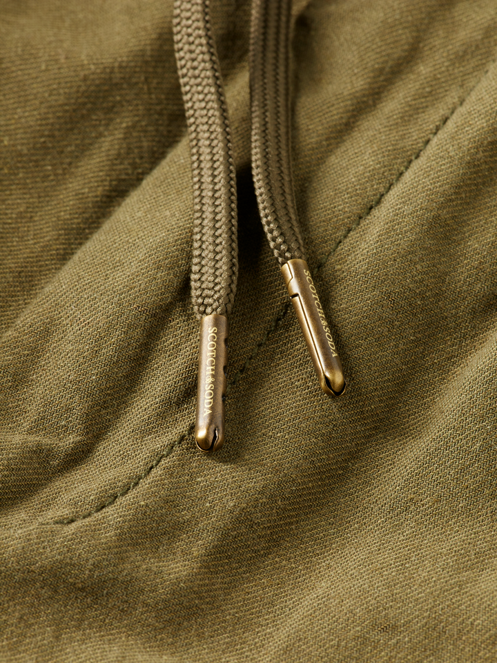 Seasonal core-Warren cotton linen straight jogger