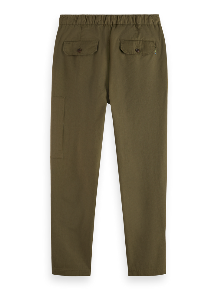 Straight fit cotton ripstop cargo pant
